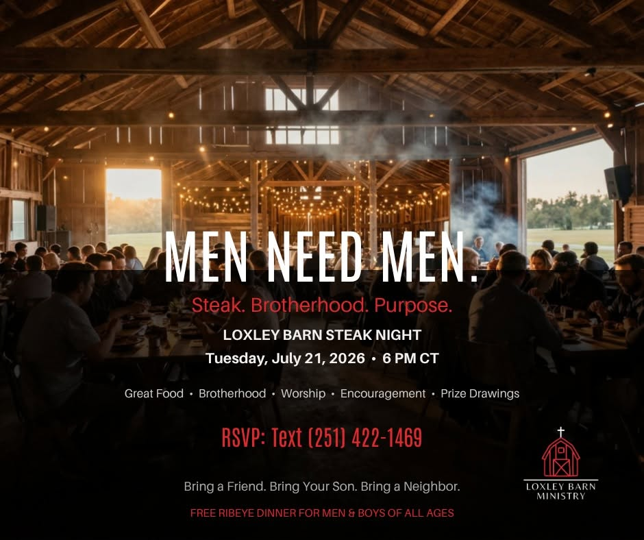 Men's Steak Night — Tuesday, July 21, 2026 — Men Need Men